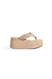 MALINI - TAMANCO FEMININO PLATAFORMA DEDO CORDA