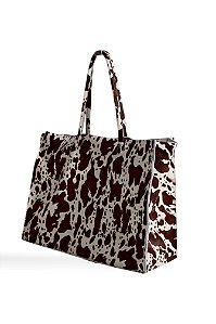 BOHO MELISSA - BOLSA FEMININA OMBRO COURO CAMURÇA VACA