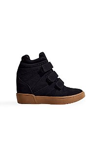 SUKI - TÊNIS SNEAKER FEMININO PRETO