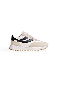 SULI - TÊNIS FEMININO CADARÇOS BRANCO COM CINZA