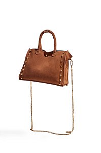 ANIKA - BOLSA FEMININA COURO CAMURÇA CAMEL