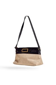 JESS - BOLSA FEMININA FIVELA OMBRO PRETA