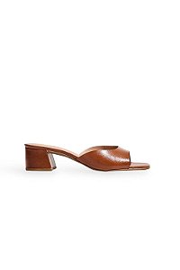 LENA - TAMANCO FEMININO SALTO BLOCO CAMEL