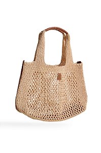 MAHINA - BOLSA FEMININA PALHA BEGE