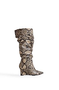 GAIA - BOTA FEMININA CANO LONGO SLOUCH COBRA