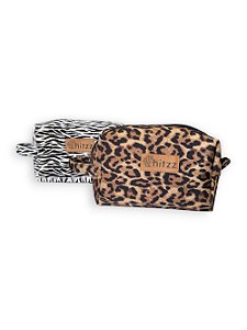 NECESSAIRE FEMININA ANIMAL PRINT