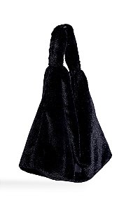 MIMI - BOLSA FEMININA PELOS OMBRO PRETA