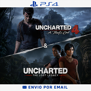 UNCHARTED 4 e UNCHARTED: The Lost Legacy - Ps4 Digital