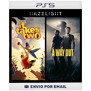 Pacote Hazelight It Takes Two + A way out - PS4 e Ps5 Digital