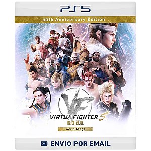 Virtua Fighter 5 R.E.V.O. World Stage Edição do 30º Aniversário - PS5 DIGITAL