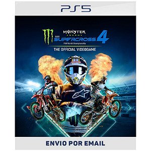 Monster Energy Supercross The Official Videogame 4 - Ps4 e Ps5 DIGITAL