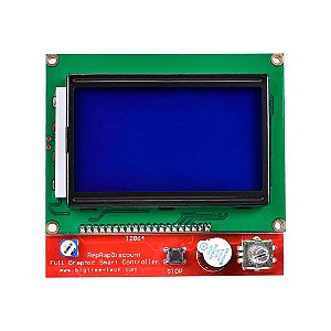 Display LCD 128x64 Controlador Gráfico RepRap Impressoras 3D