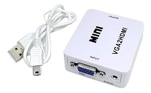 Mini Conversor Vga Para Hdmi VGA2HDMI
