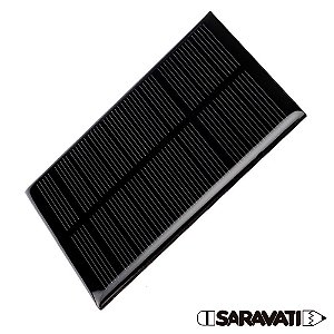 Painel Solar 5V 1W Mini Placa Fotovoltáica 110mm x 69mm
