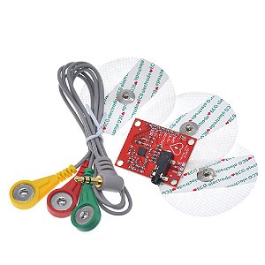 Módulo Sensor AD8232 Kit ECG Pulso e Frequência Cardíaca