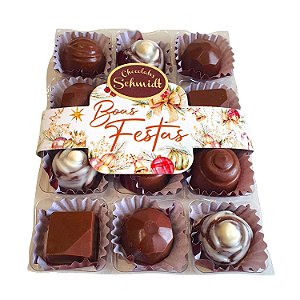 Embalagem com 12 bombons sortidos 110g