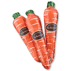 Cenourinhas ao leite maciças 27 g, pacote com 4 unidades