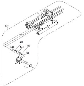 CONJ. DE MOVIMENTAÇÃO DA MESA DE IMPRESSÃO PARA EPSON SureColor F2100