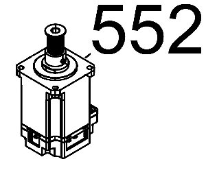 CONJUNTO MOTOR DO CARRO PARA EPSON SureColor F10070H.