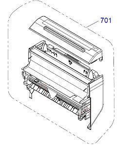TRACIONADOR TRASEIRO PARA IMPRESSORA PARA Epson WorkForce Pro WF-C879R