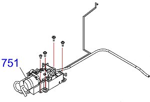 BOMBA DE PRESSURIZAÇÃO PARA Epson WorkForce Pro EM-C800