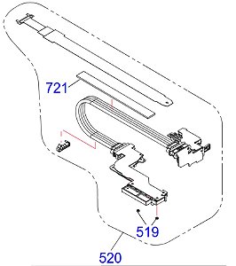 CONJUNTO DA TUBULAÇÃO PARA Epson WorkForce Pro EM-C800