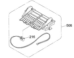 GUIA DE PAPEL TRASEIRA PARA Epson ColorWorks C4000