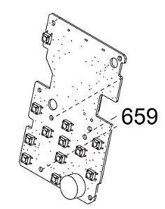 PLACA DO PAINEL PARA Epson ColorWorks C4000