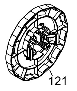 SUPORTE DIREITO DO ROLETE DO PAPEL PARA Epson ColorWorks CW-C6000P