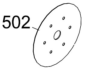 DISCO ENCODER DO MOTOR PF PARA Epson WorkForce Pro WF-C5890