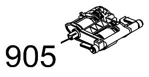 ROLETE ADF PARA Epson WorkForce Pro WF-C5890