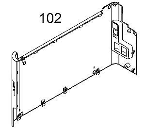 TAMPA LATERAL ESQUERDA PARA Epson WorkForce Pro WF-C5810