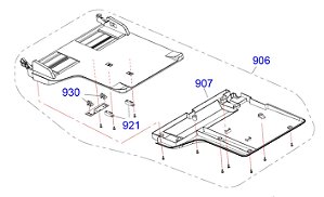 BANDEJA DO ADF PARA Epson WorkForce Enterprise WF-M21000