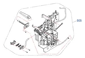 CONJUNTO SISTEMA DE PRESSÃO PARA EPSON WorkForce Enterprise WF-C20590
