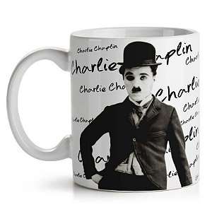 Caneca Retrô Charlie Chaplin