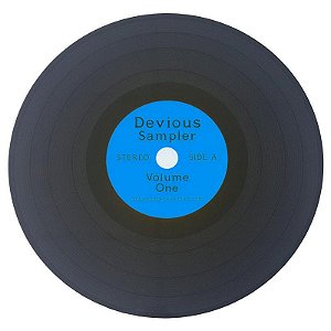 Jogo Americano Disco de Vinil Devious Sampler - azul