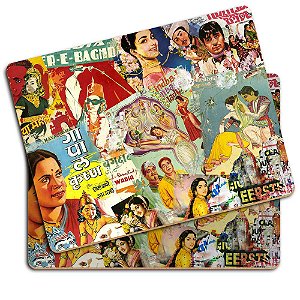 Set 2 pçs Placemat Bollywood em MDF