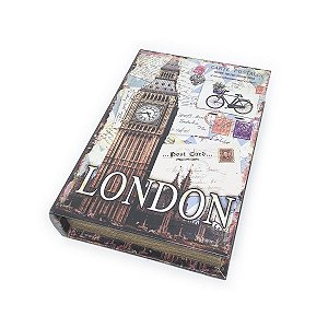 Caixinha Livro Decorativa London Big Ben - 18 x 13 cm
