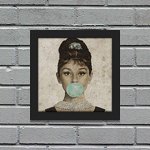 Quadro Retrô Audrey Hepburn