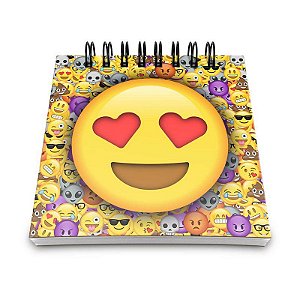 Bloco de Anotações Emoticon - Emoji Amor