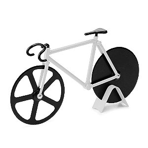 Cortador de Pizza Bicicleta - branco