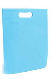 Sacola Plástica Azul Clara 20x30 cm - Pct c/50 unidades
