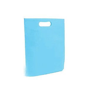 Sacola Plástica Azul Tiffany 20x30 cm - Pct c/50 unidades