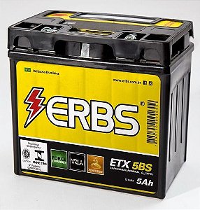 Bateria ERBS ETX 5BS TITAN150