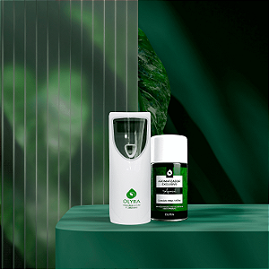 Kit Aromatizador Aero Branco 35m² + 1 Refil Aerossol 257ml