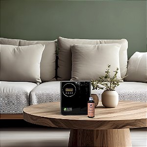 Kit Aromatizador Olyra Soft 3 100m² Preto + Óleo Essencial 100ml