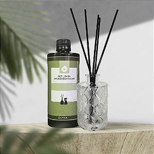 Kit Vaso Difusor Sélene + 1 Refil Difusor – Sofisticação e Aromatização Completa