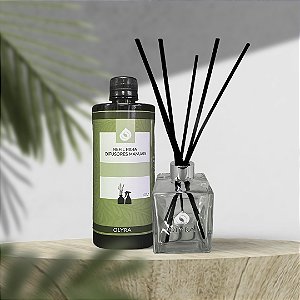 Kit Vaso Difusor Solenne + 1 Refil Difusor – Elegância e Aromatização Completa