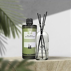 Kit Vaso Difusor Celest + 1 Refil Difusor – Sofisticação e Aromatização Completa