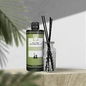 Kit Vaso Difusor Aster + 1 Refil Difusor – Sofisticação e Aromatização Completa
